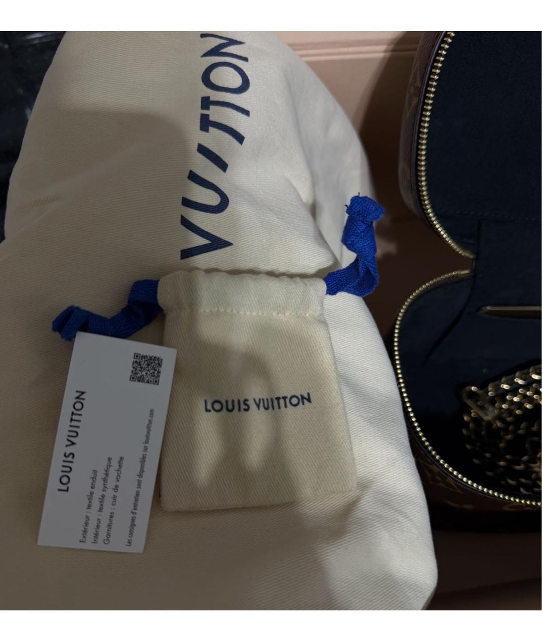 LOUIS VUITTON Коричневая сумка с короткими ручками, фото 6