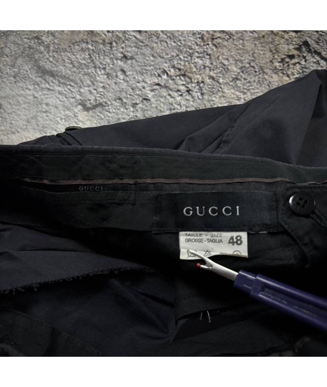 GUCCI Черные классические брюки, фото 5