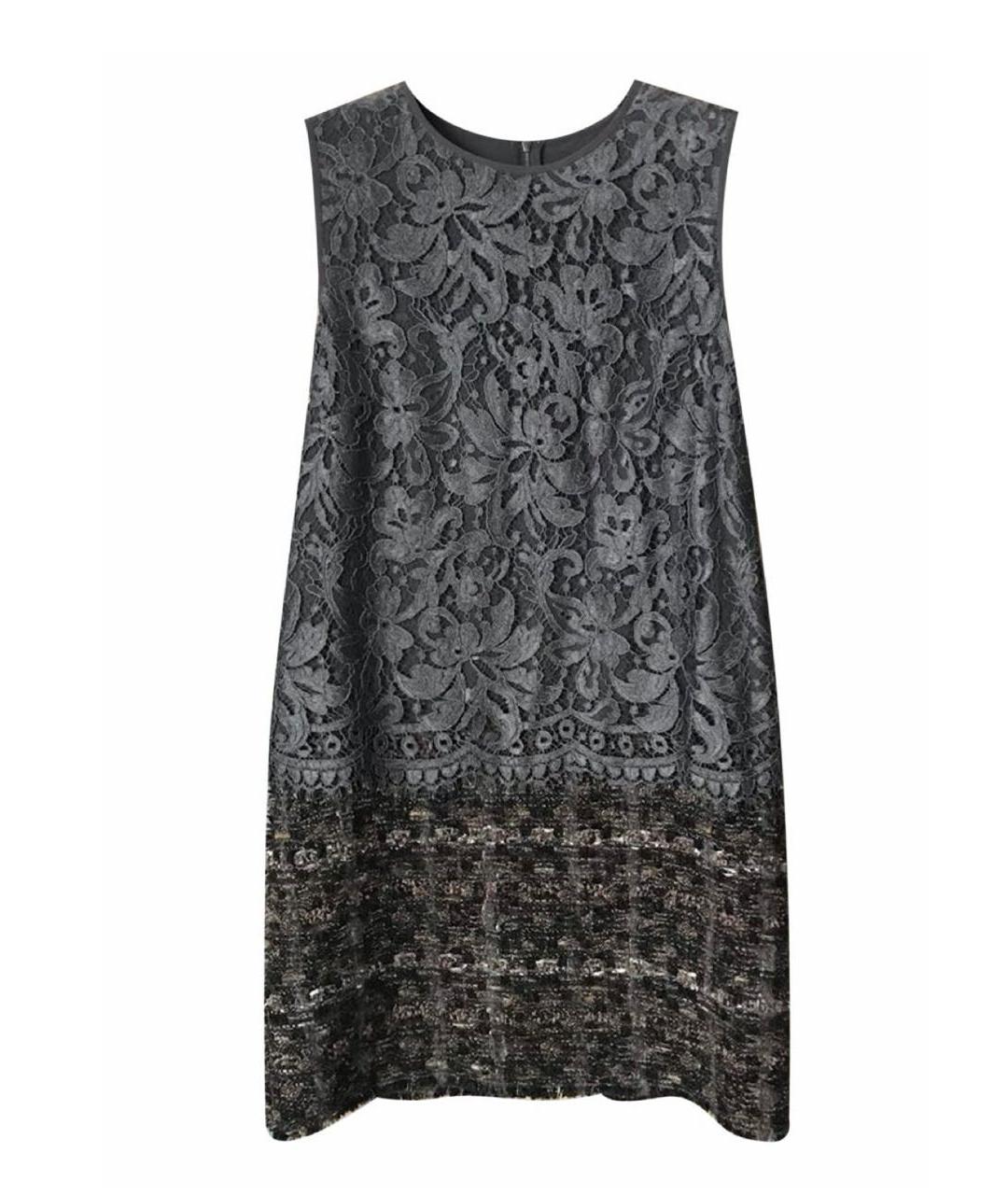 DOLCE&GABBANA Антрацитовое коктейльное платье, фото 7