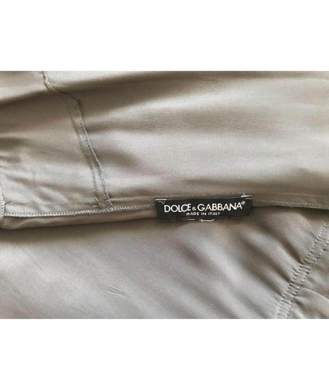 DOLCE&GABBANA Антрацитовое коктейльное платье, фото 6