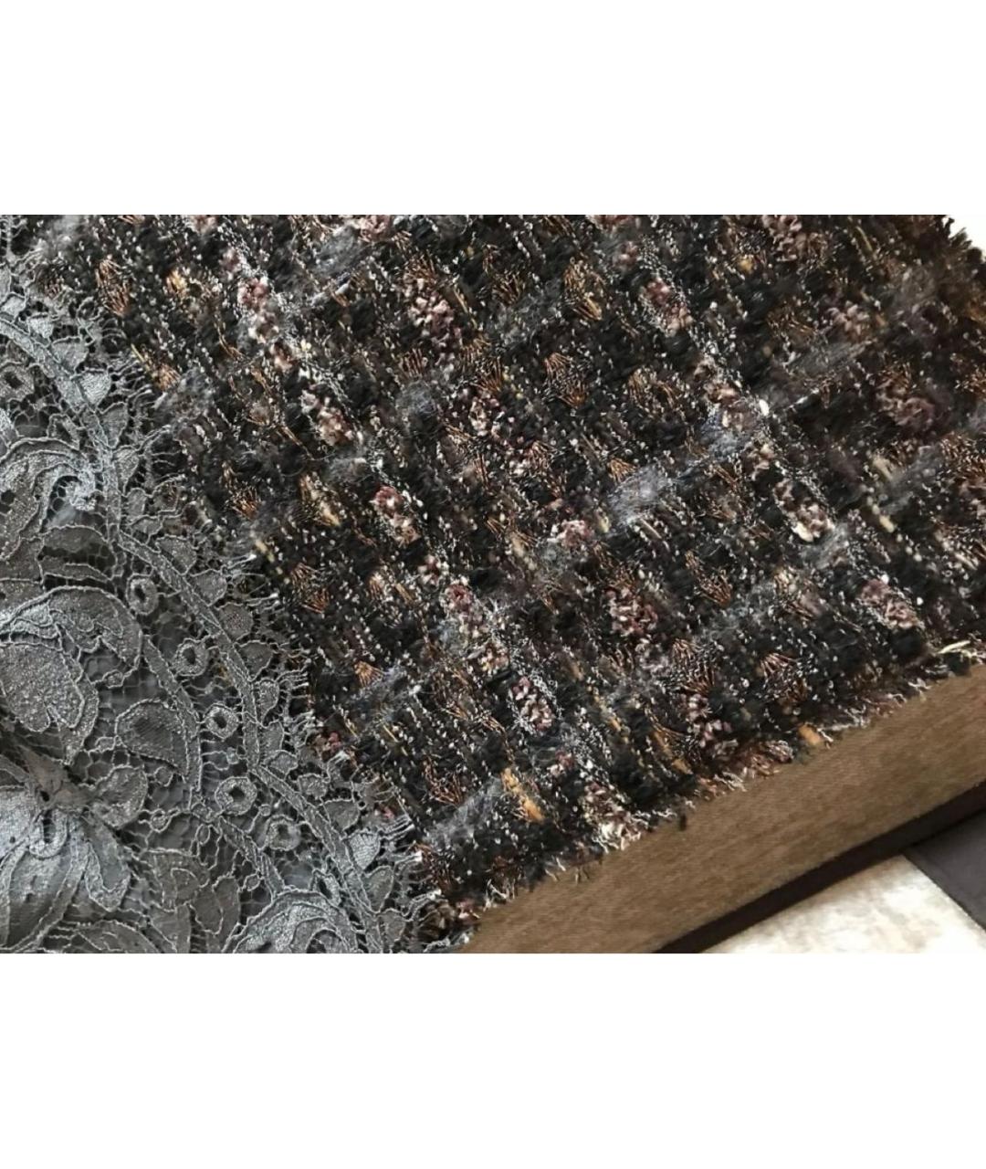 DOLCE&GABBANA Антрацитовое коктейльное платье, фото 4