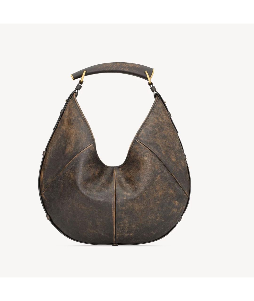 SAINT LAURENT Кожаная сумка тоут, фото 4