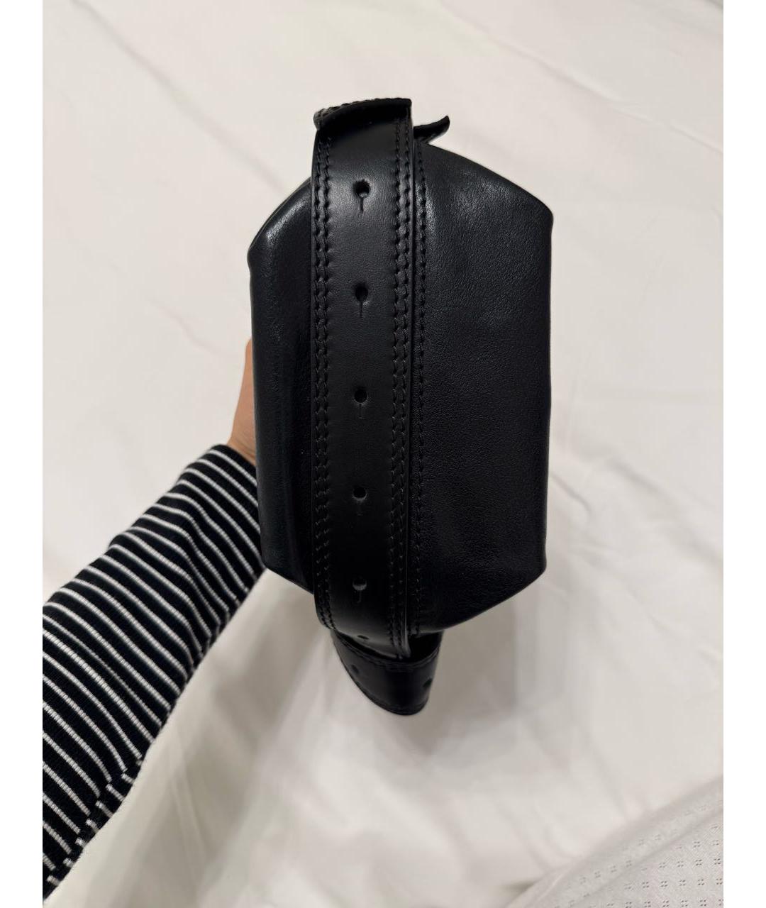 ZADIG & VOLTAIRE Черная кожаная сумка с короткими ручками, фото 4