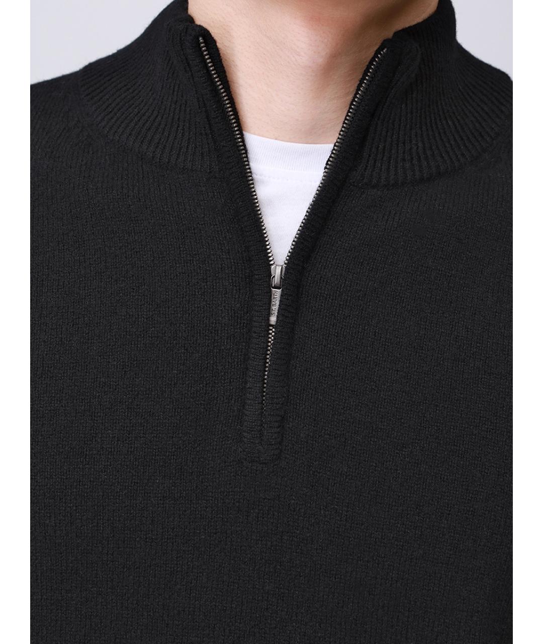 MC2 SAINT BARTH Черный шерстяной джемпер / свитер, фото 6