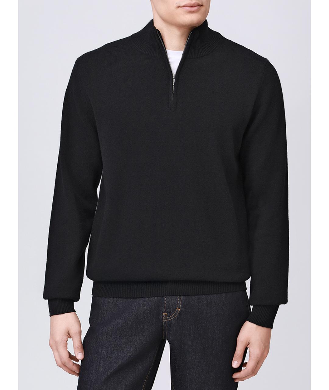 MC2 SAINT BARTH Черный шерстяной джемпер / свитер, фото 4