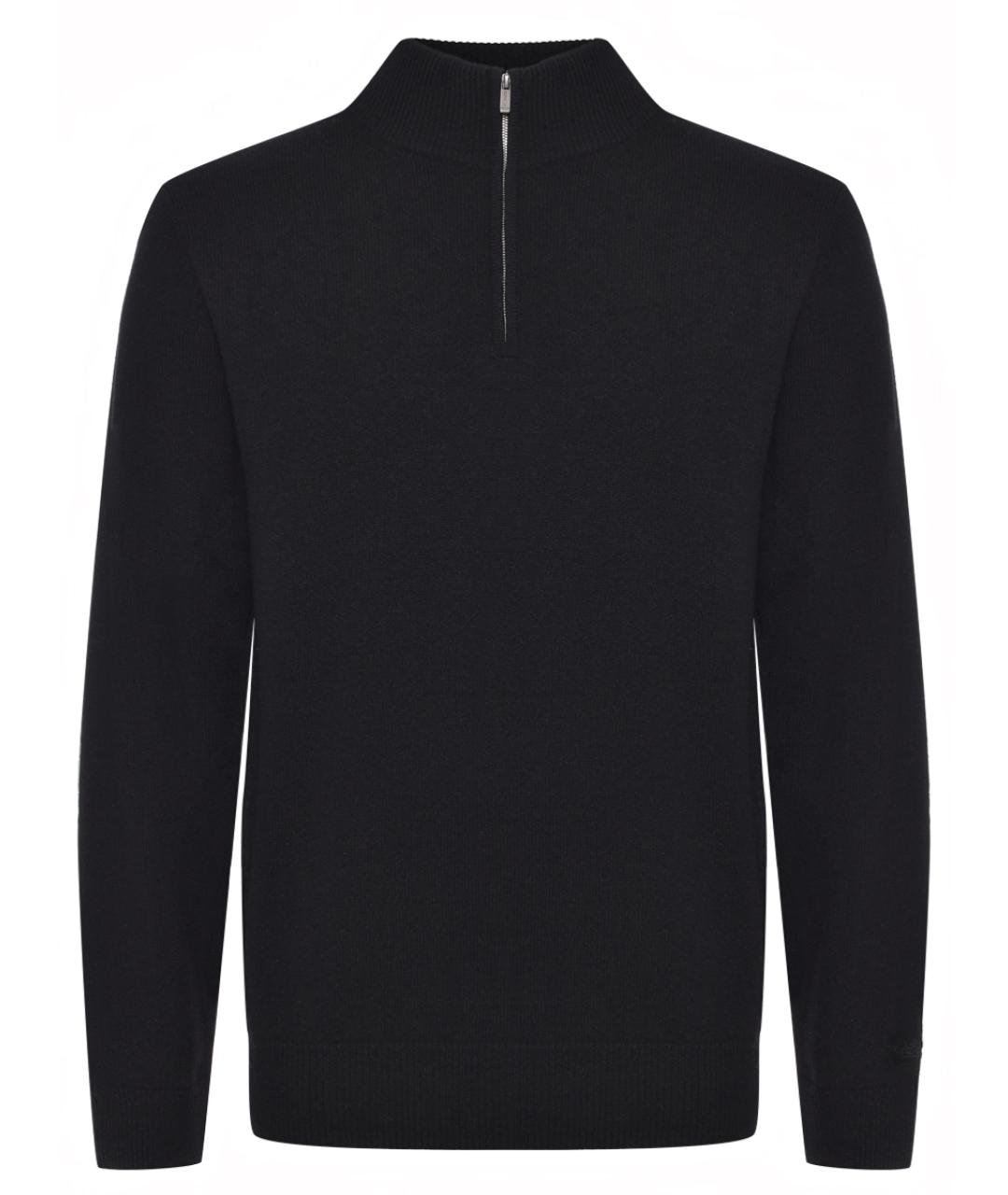 MC2 SAINT BARTH Черный шерстяной джемпер / свитер, фото 1