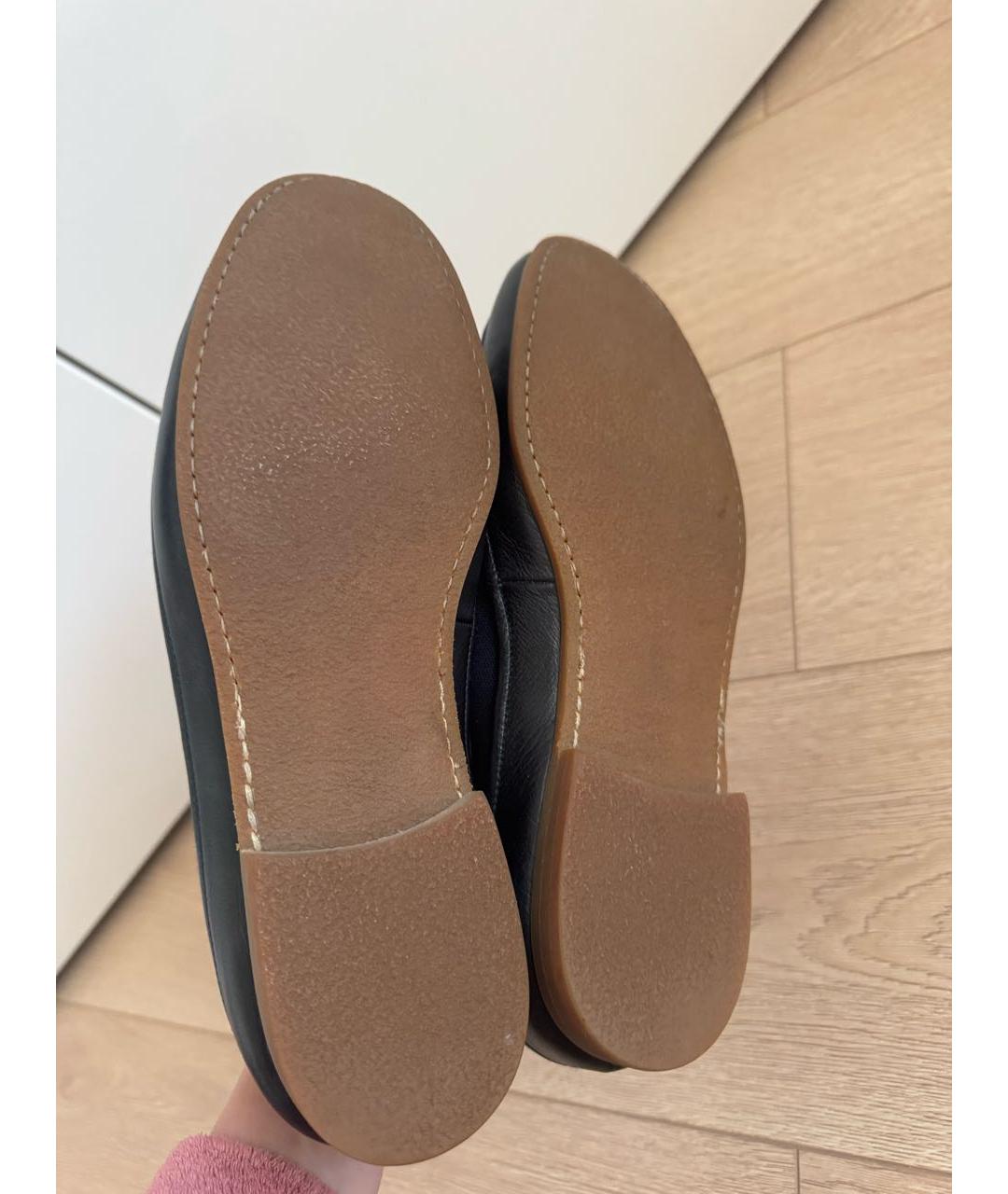 GIORGIO ARMANI Темно-синие текстильные туфли, фото 5