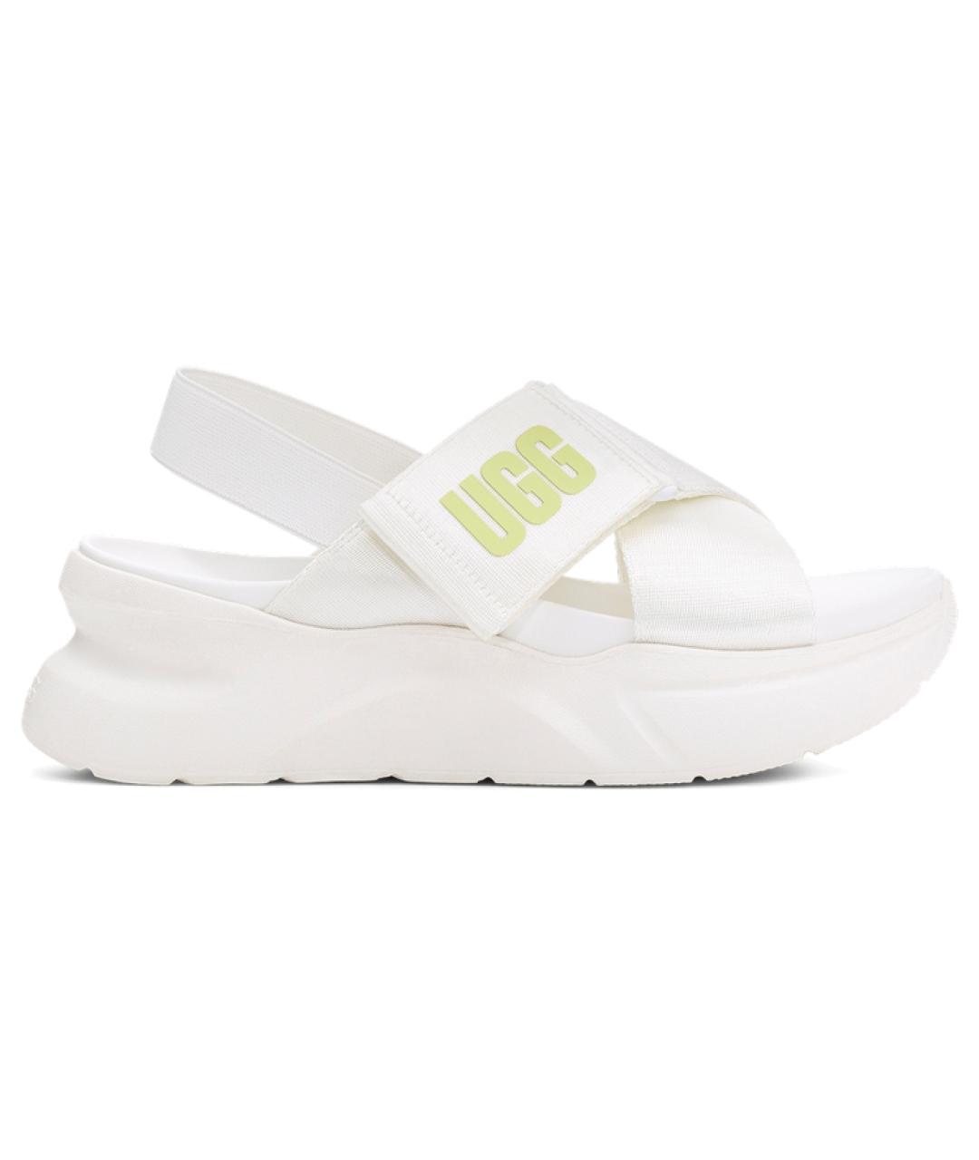 UGG AUSTRALIA Белые текстильные сандалии, фото 1