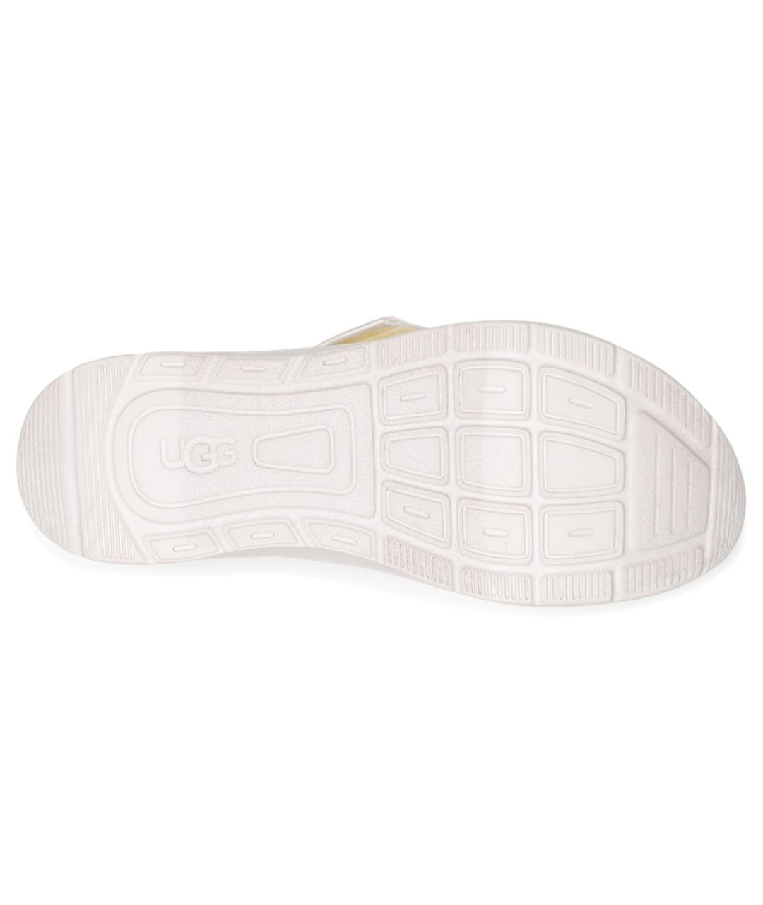 UGG AUSTRALIA Белые текстильные сандалии, фото 6