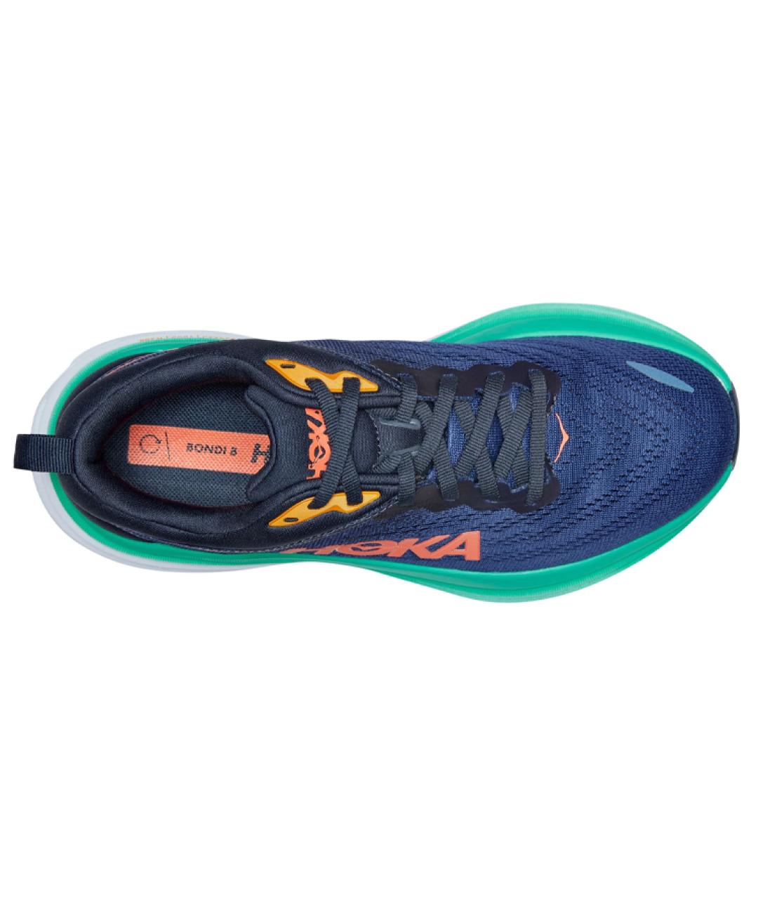 HOKA Синие текстильные кроссовки, фото 3