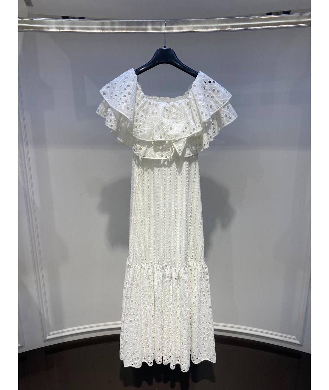 CHARO RUIZ Белое повседневное платье, фото 2