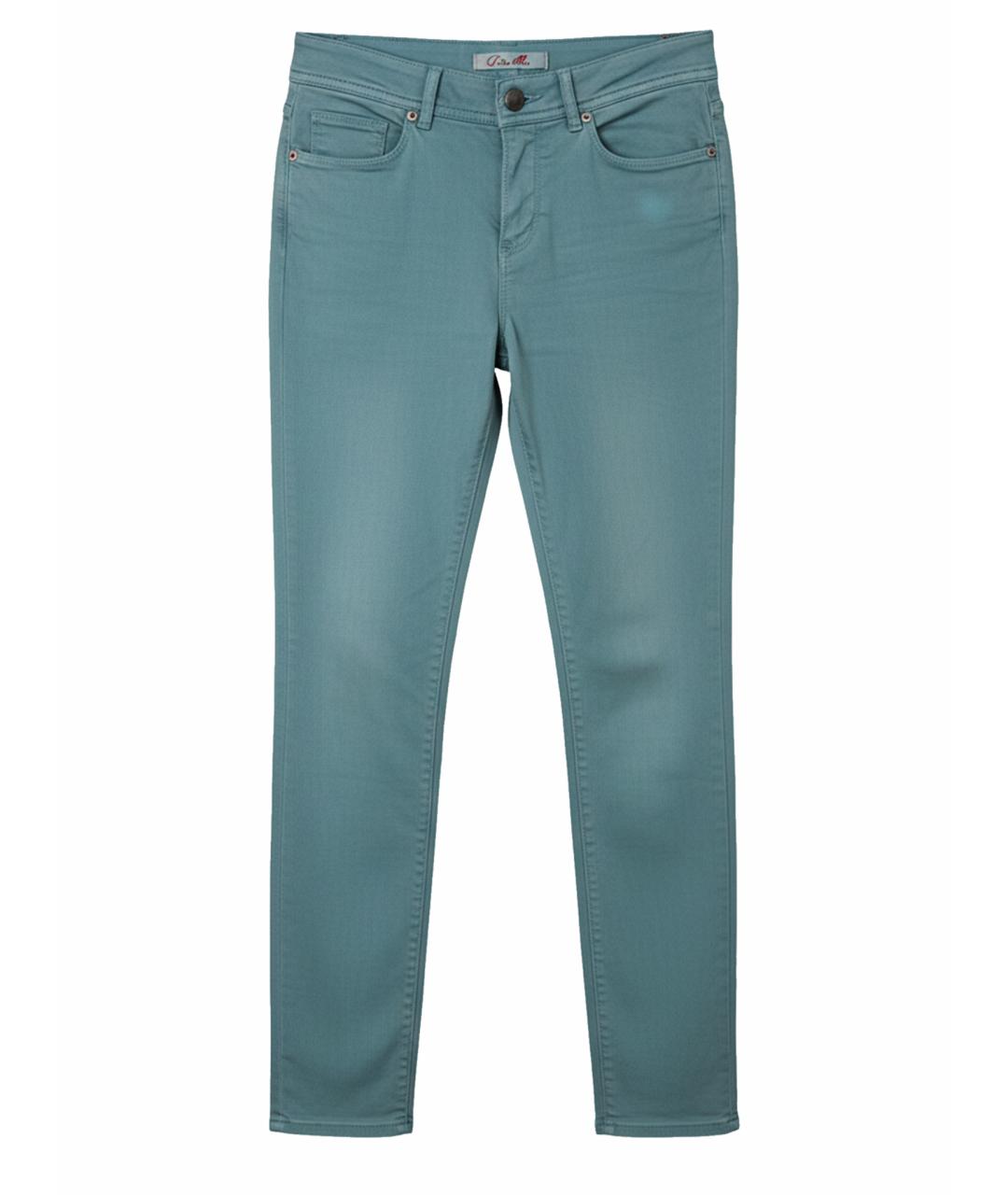 LORO PIANA Голубые хлопковые джинсы слим, фото 1