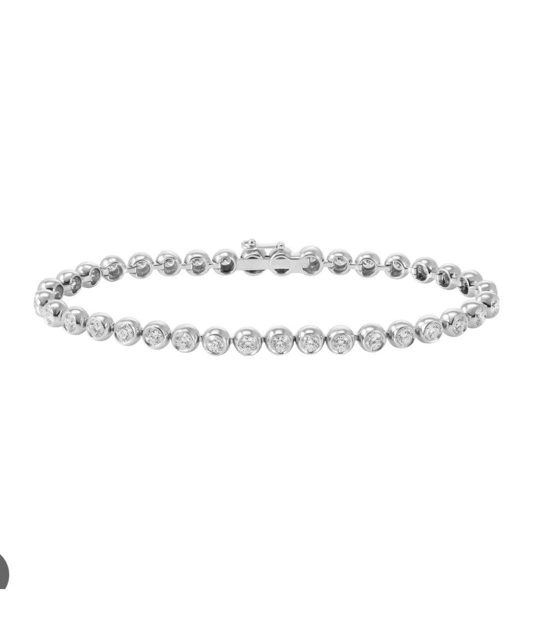 MERCURY Серебрянный браслет из белого золота, фото 5