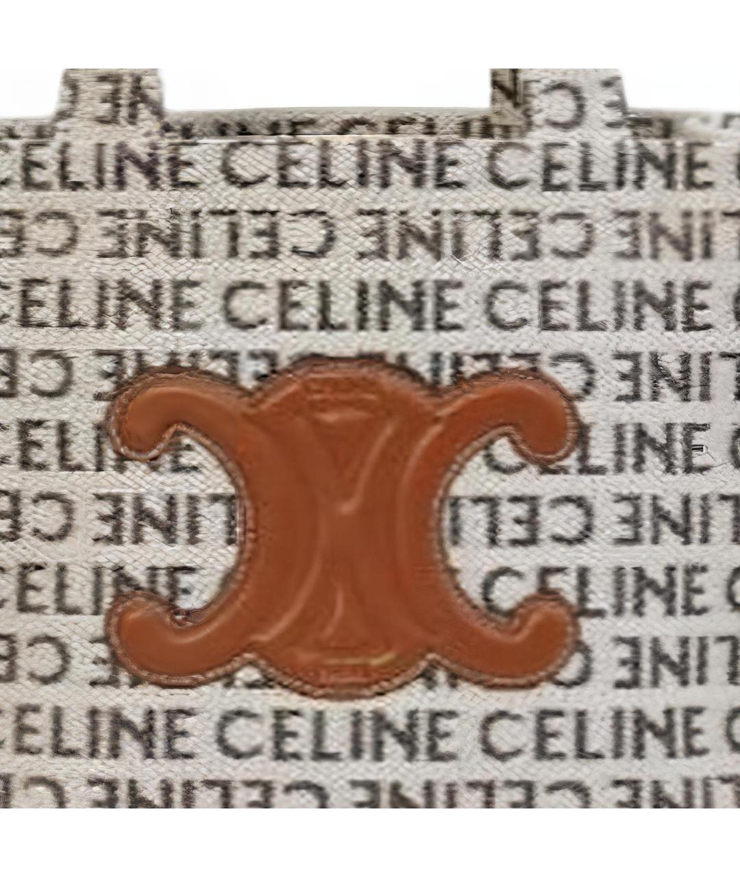 CELINE Коричневая сумка тоут, фото 6