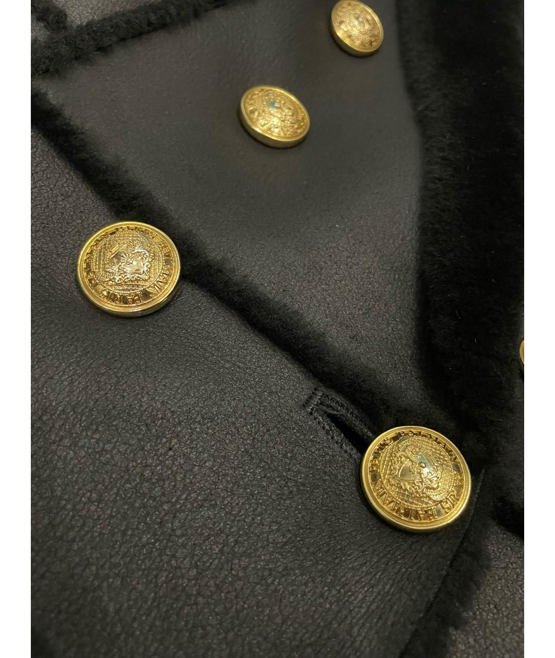 BALMAIN Черная кожаная дубленка, фото 7