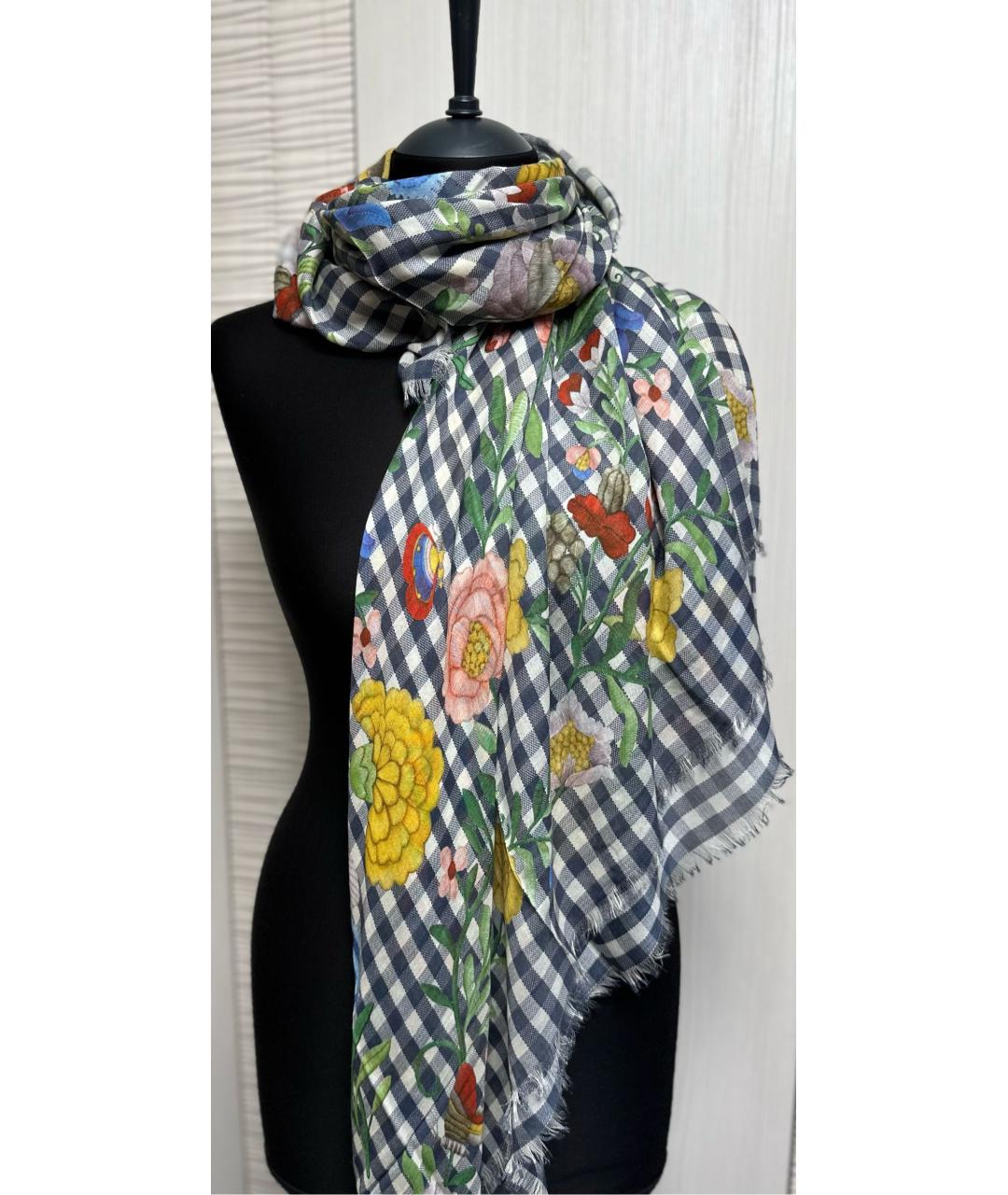 GUCCI Мульти шелковый платок, фото 6