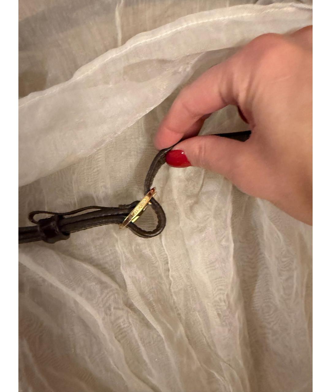 COPERNI Белая кружевная юбка миди, фото 4