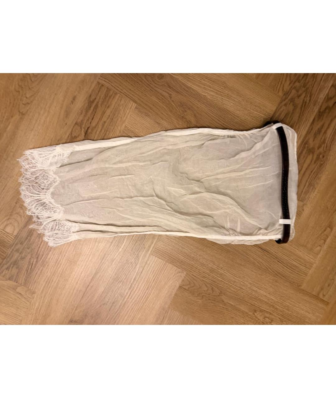 COPERNI Белая кружевная юбка миди, фото 6