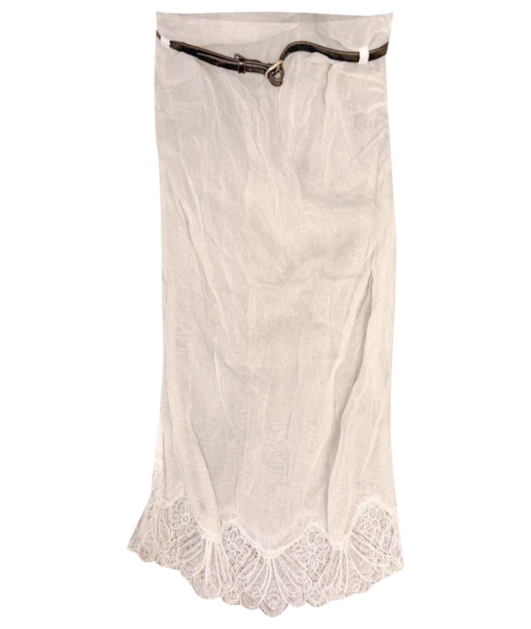 COPERNI Белая кружевная юбка миди, фото 1