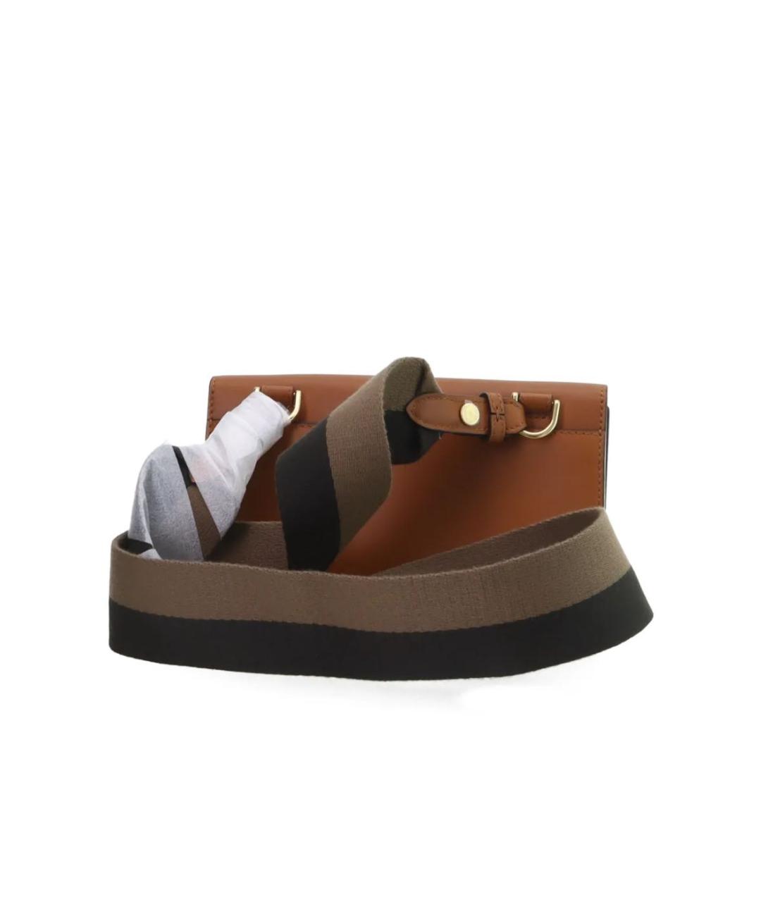 FENDI Оранжевая кожаная сумка через плечо, фото 7