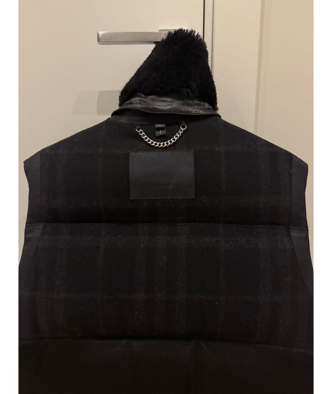 BURBERRY Черный шерстяной жилет, фото 3