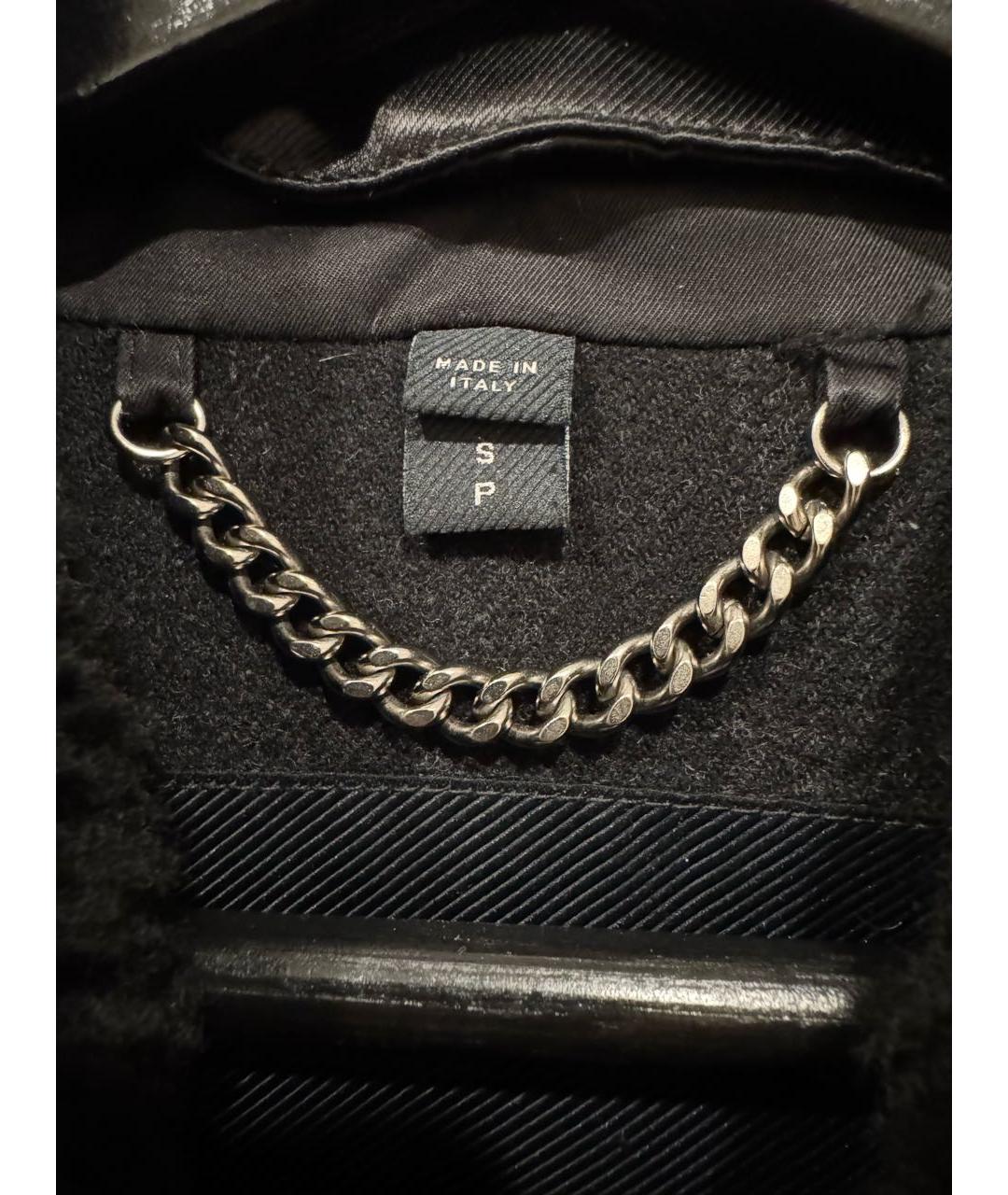 BURBERRY Черный шерстяной жилет, фото 5