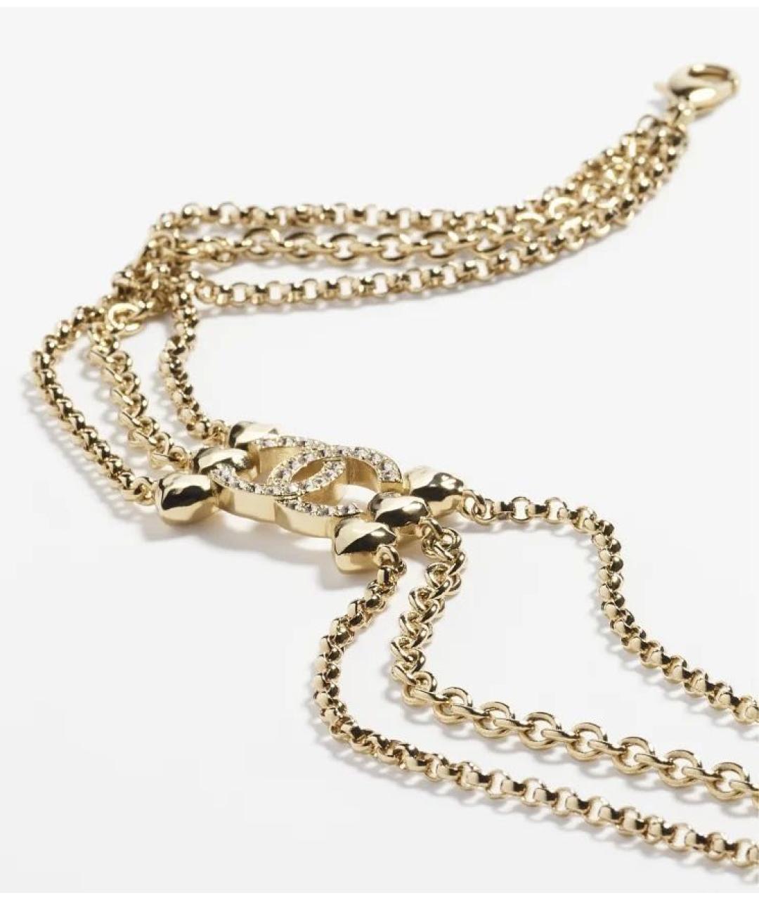 CHANEL Золотой металлический чокер, фото 6