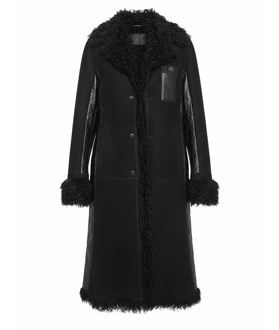 DOLCE&GABBANA Черная замшевая дубленка, фото 4