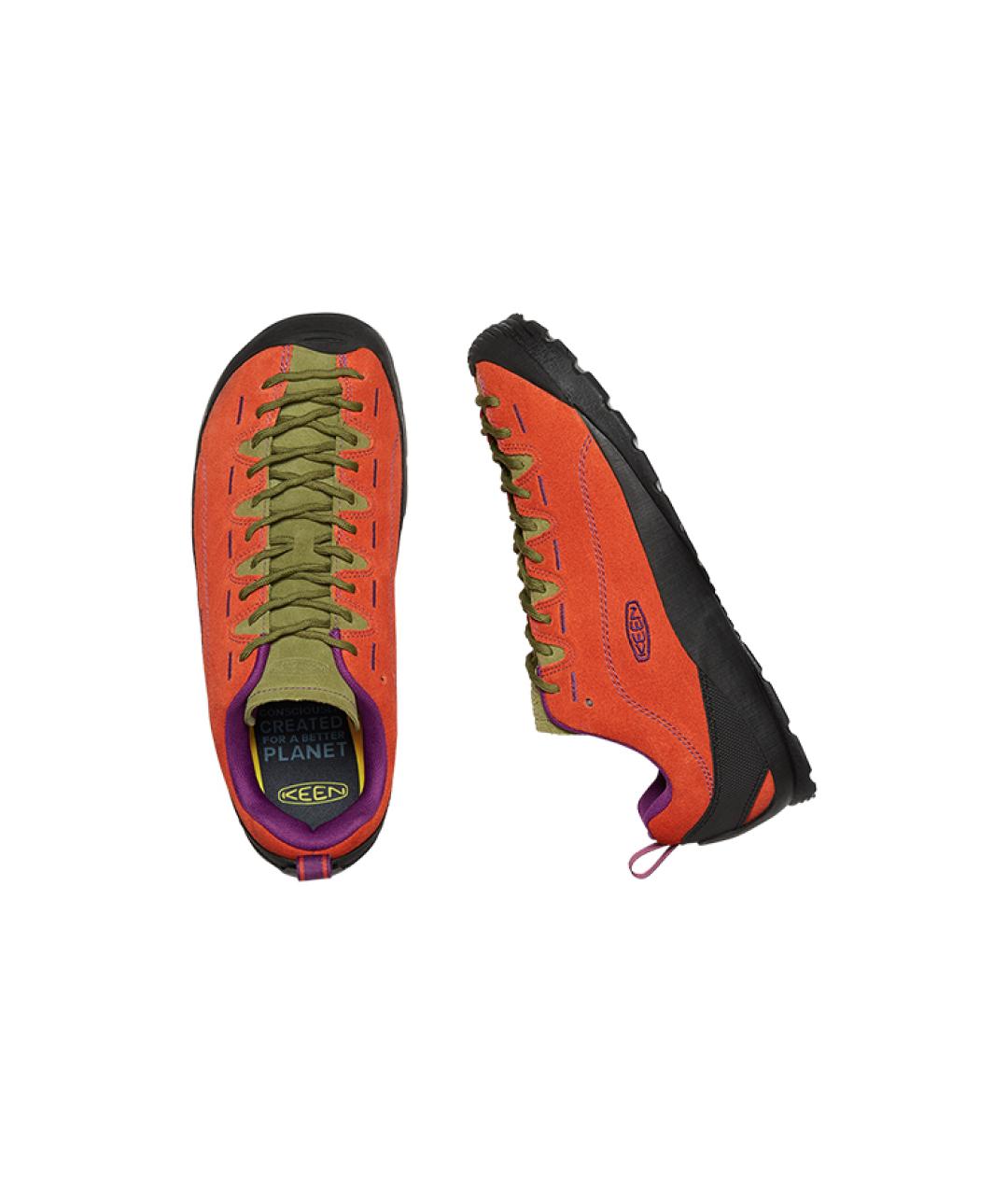 KEEN Оранжевое замшевые низкие кроссовки / кеды, фото 4
