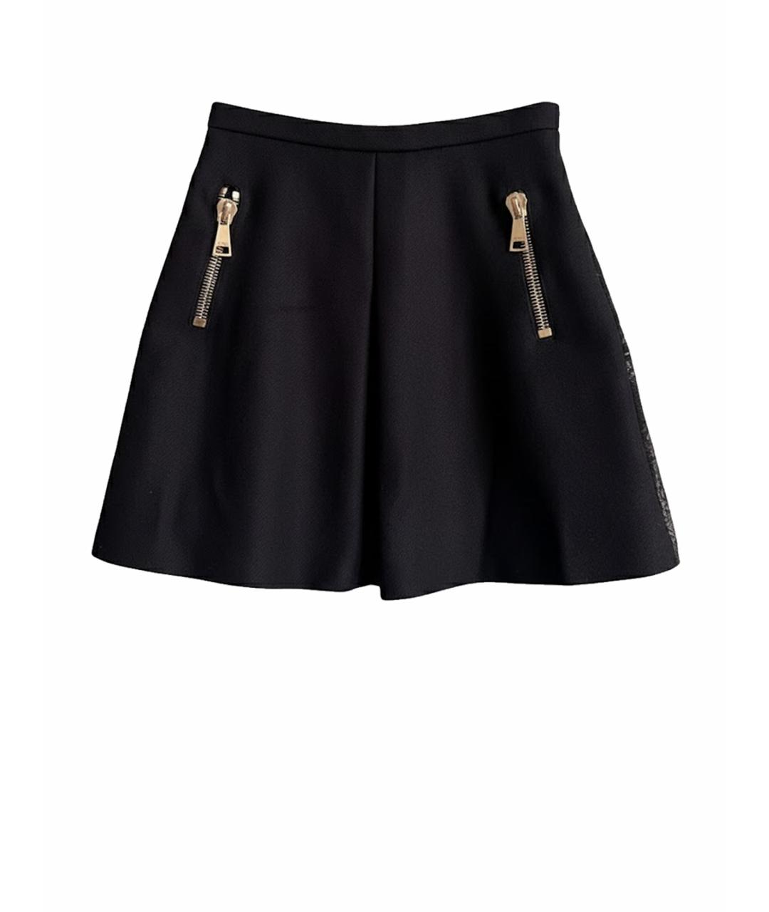 MONCLER Черная юбка миди, фото 1