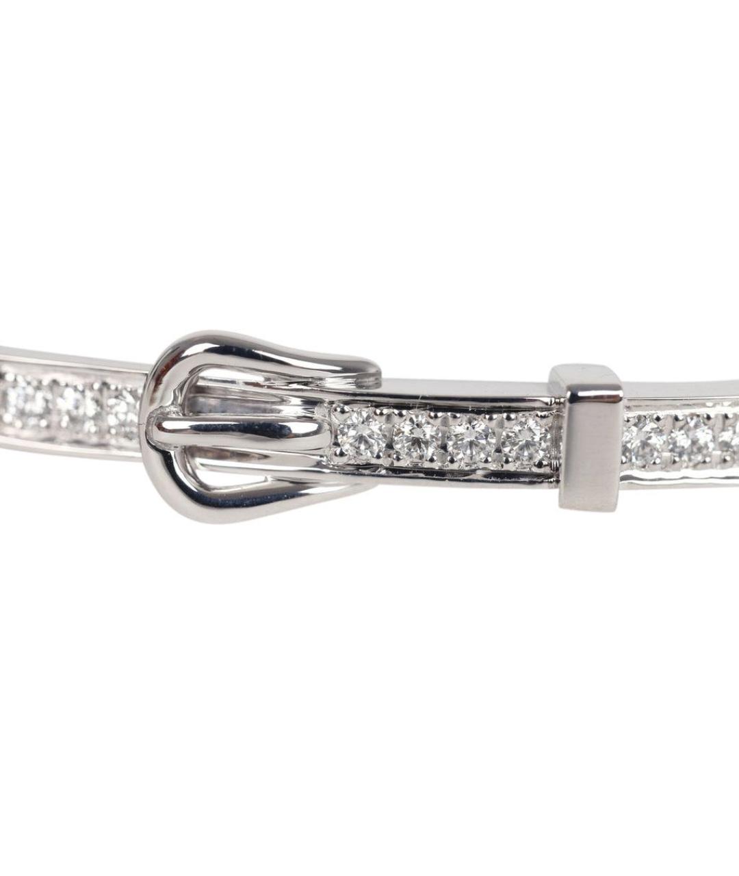 HERMES Серебрянный браслет из белого золота, фото 2