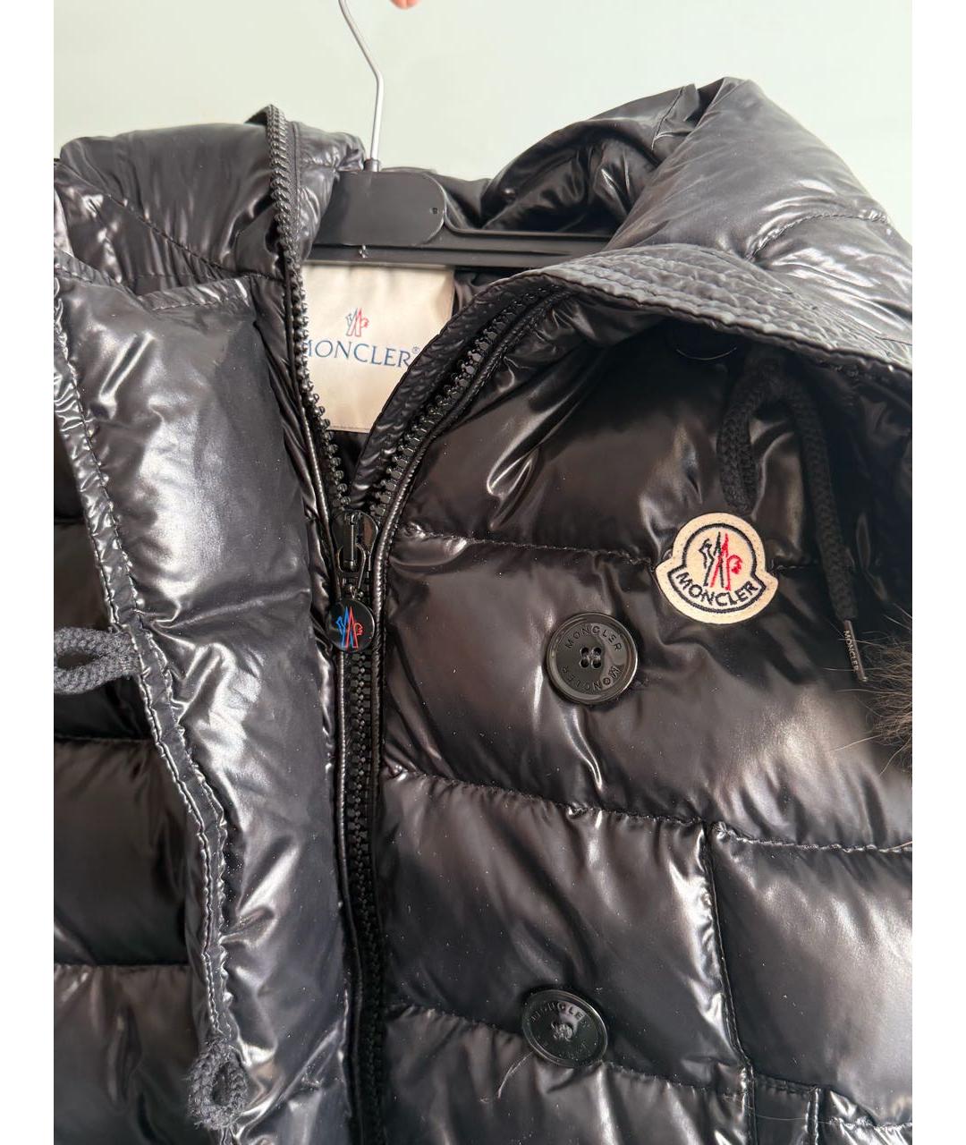 MONCLER Черный жилет, фото 3
