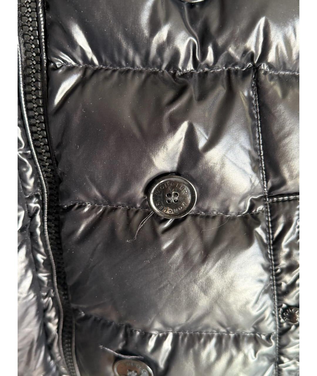 MONCLER Черный жилет, фото 4