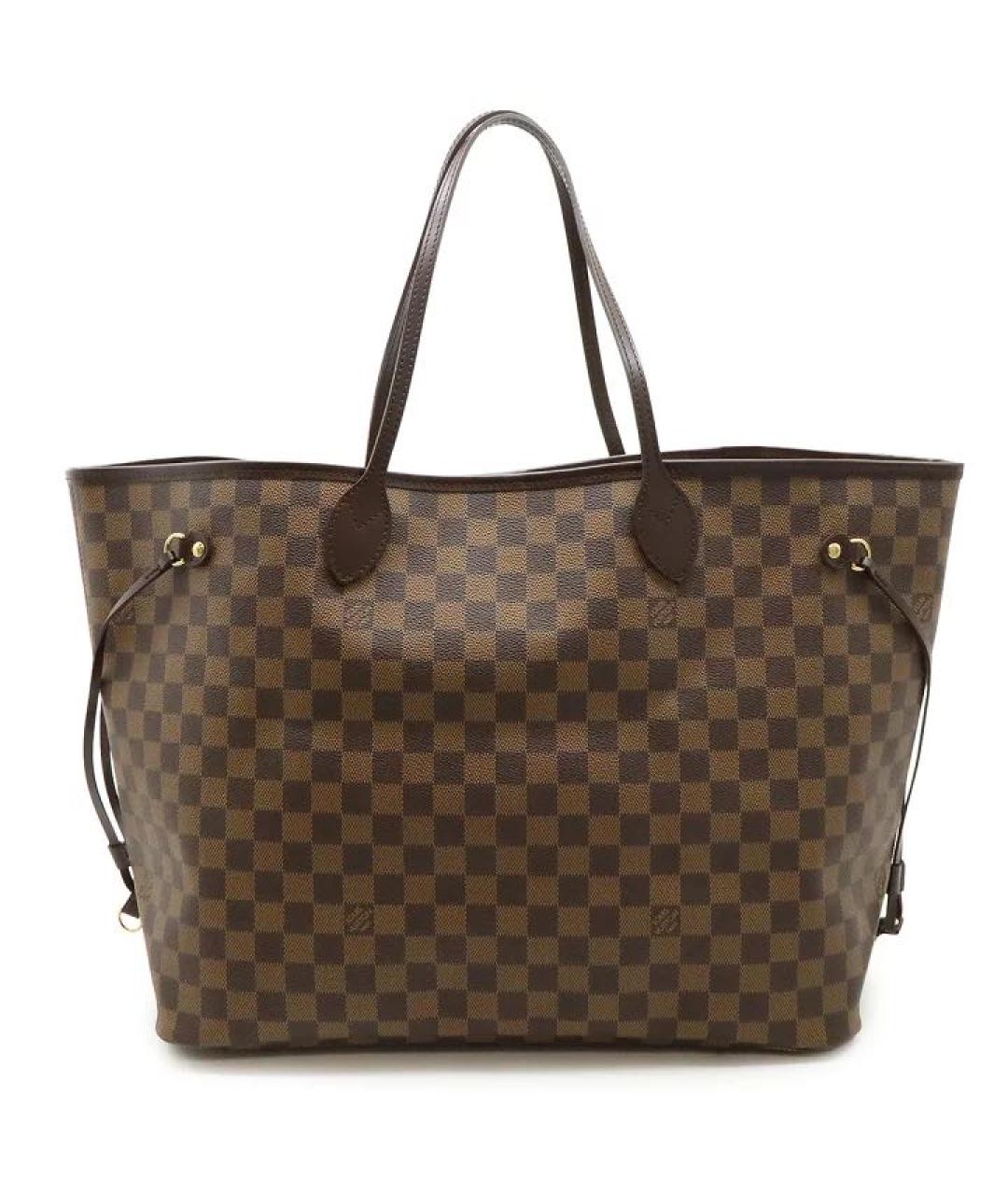 LOUIS VUITTON Коричневая сумка с короткими ручками, фото 8