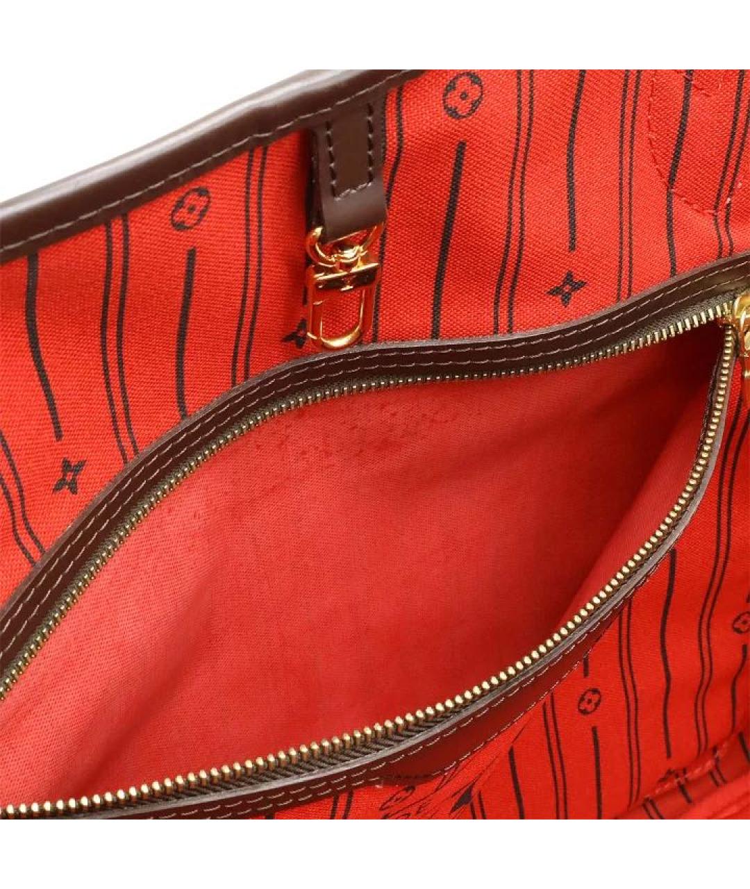 LOUIS VUITTON Коричневая сумка с короткими ручками, фото 7