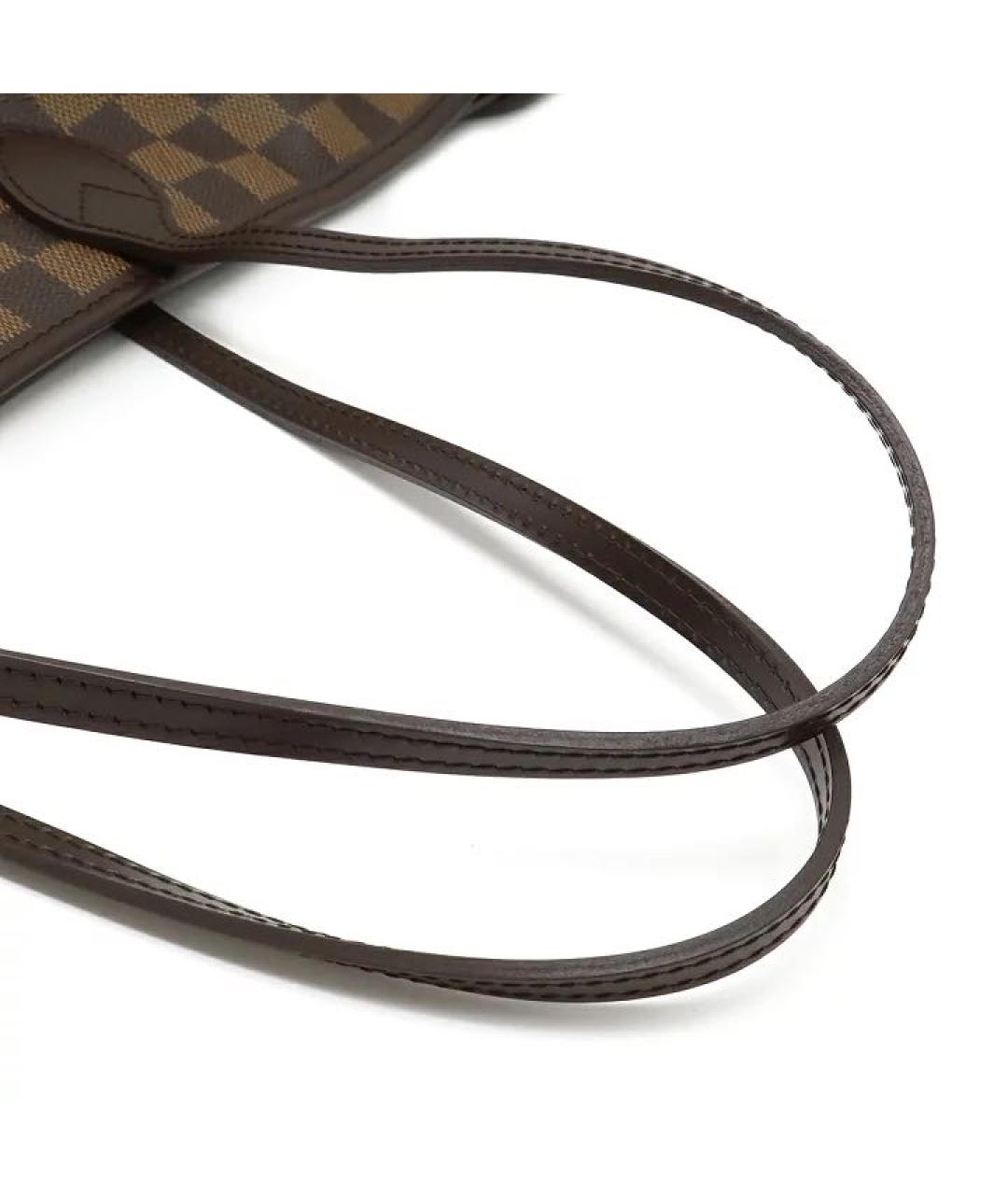 LOUIS VUITTON Коричневая сумка с короткими ручками, фото 5