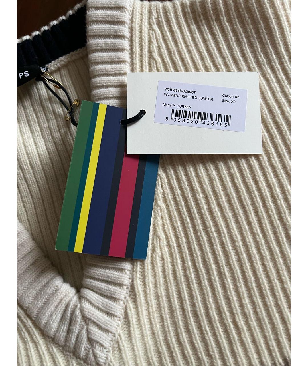 PAUL SMITH Мульти шерстяной джемпер / свитер, фото 4