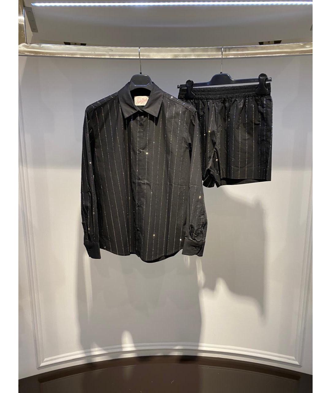 St. Barth Черный хлопковый костюм с брюками, фото 2