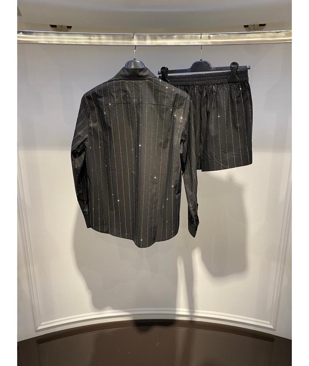 St. Barth Черный хлопковый костюм с брюками, фото 3