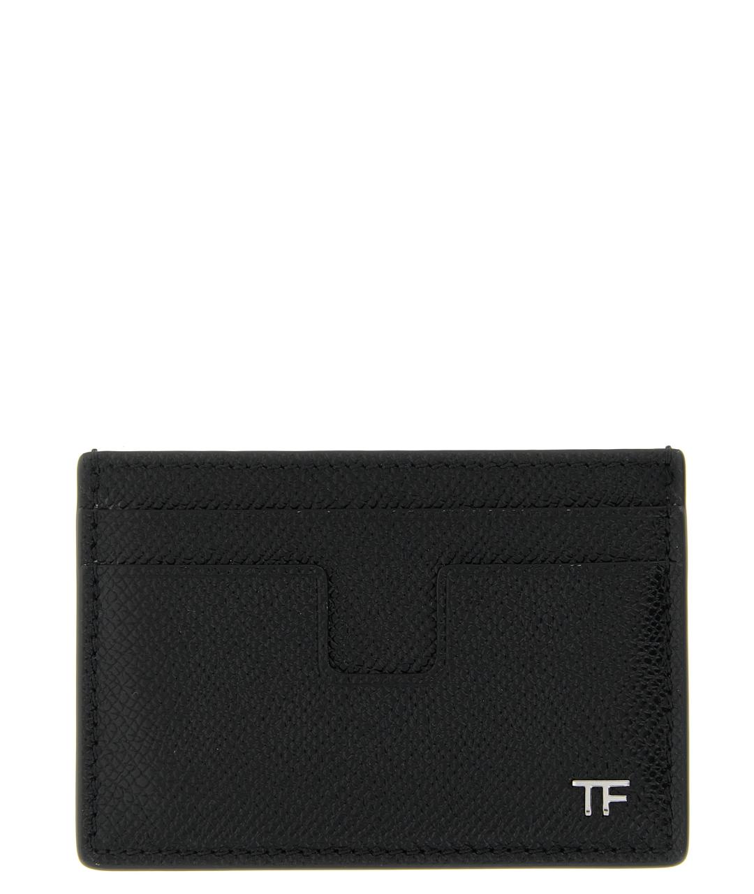 TOM FORD Черный кожаный кардхолдер, фото 1