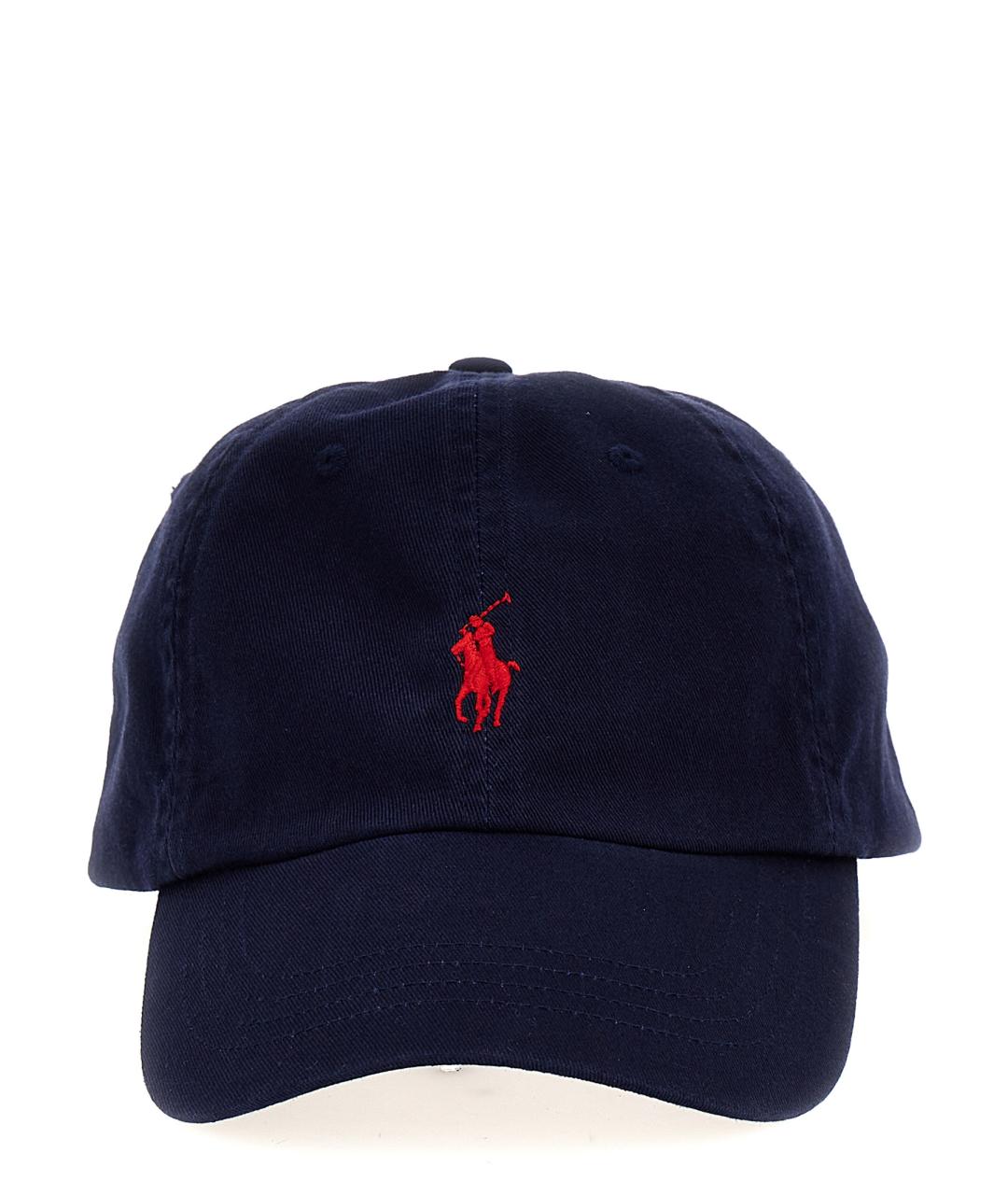 POLO RALPH LAUREN Синяя хлопковая кепка/бейсболка, фото 1