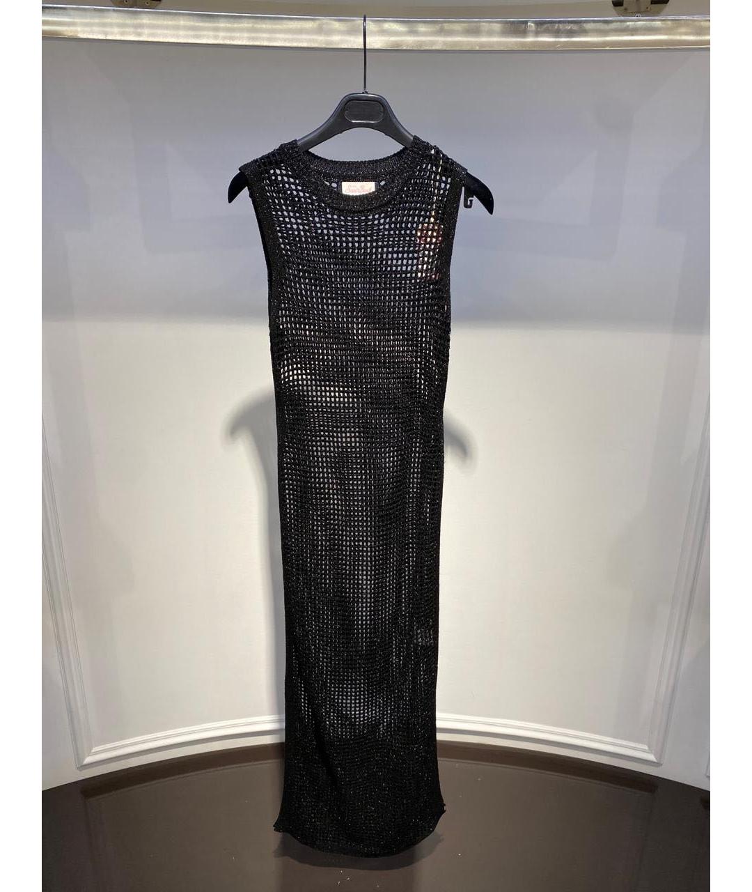 St. Barth Черное хлопковое платье, фото 2