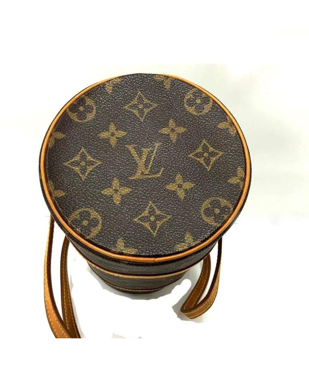 LOUIS VUITTON Коричневая сумка с короткими ручками, фото 5