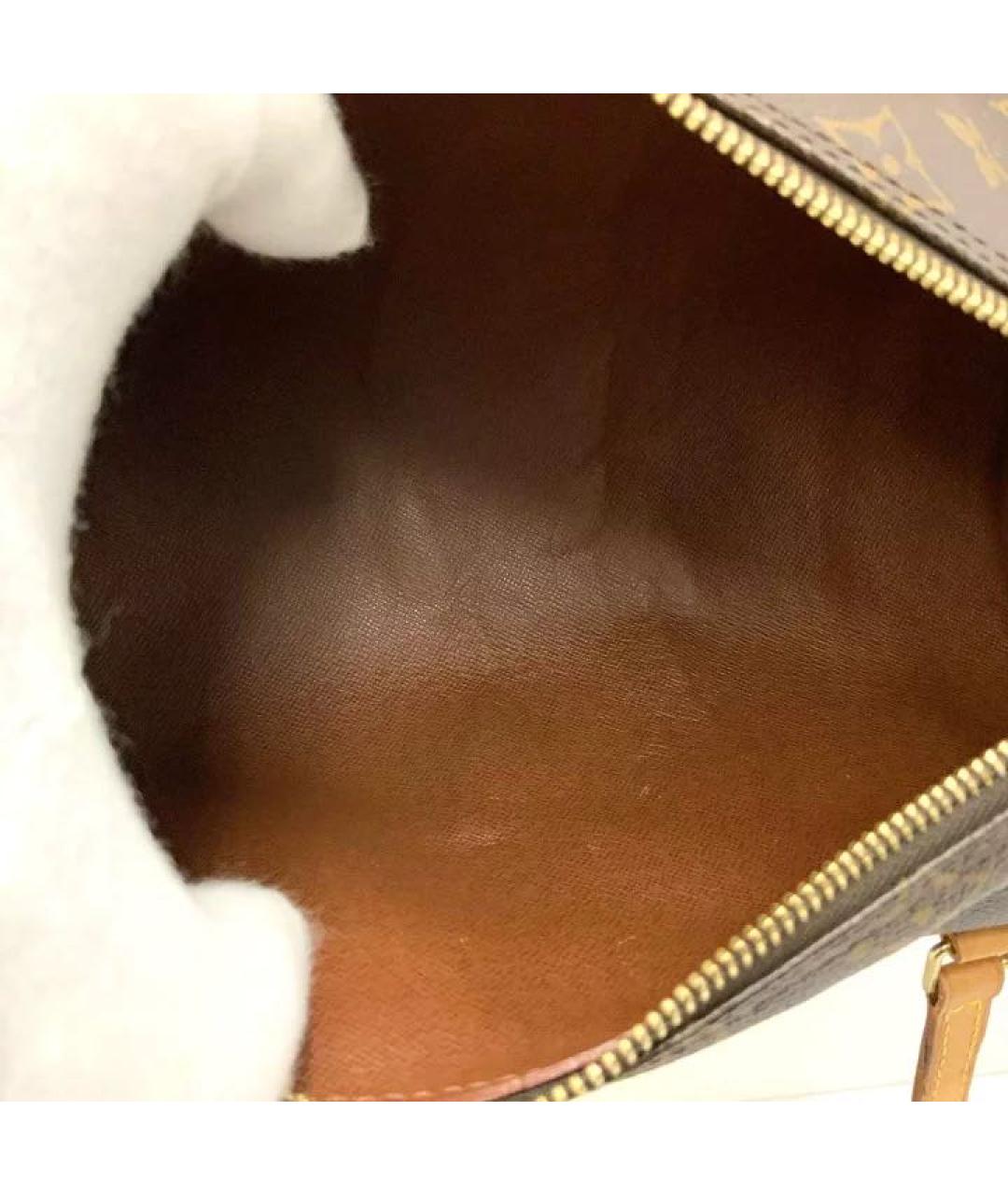 LOUIS VUITTON Коричневая сумка с короткими ручками, фото 8