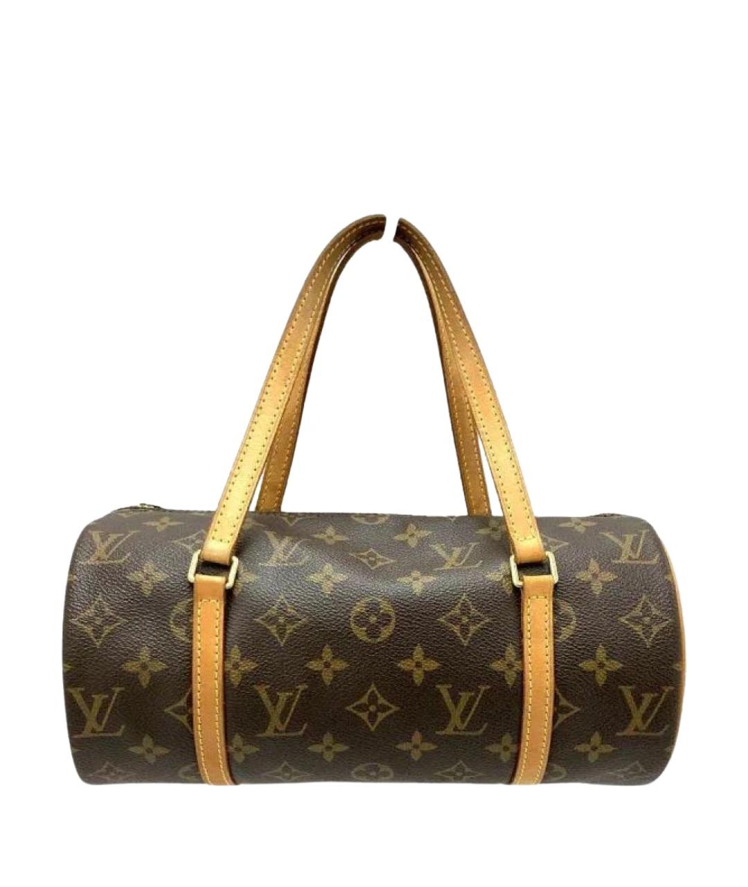 LOUIS VUITTON Коричневая сумка с короткими ручками, фото 10