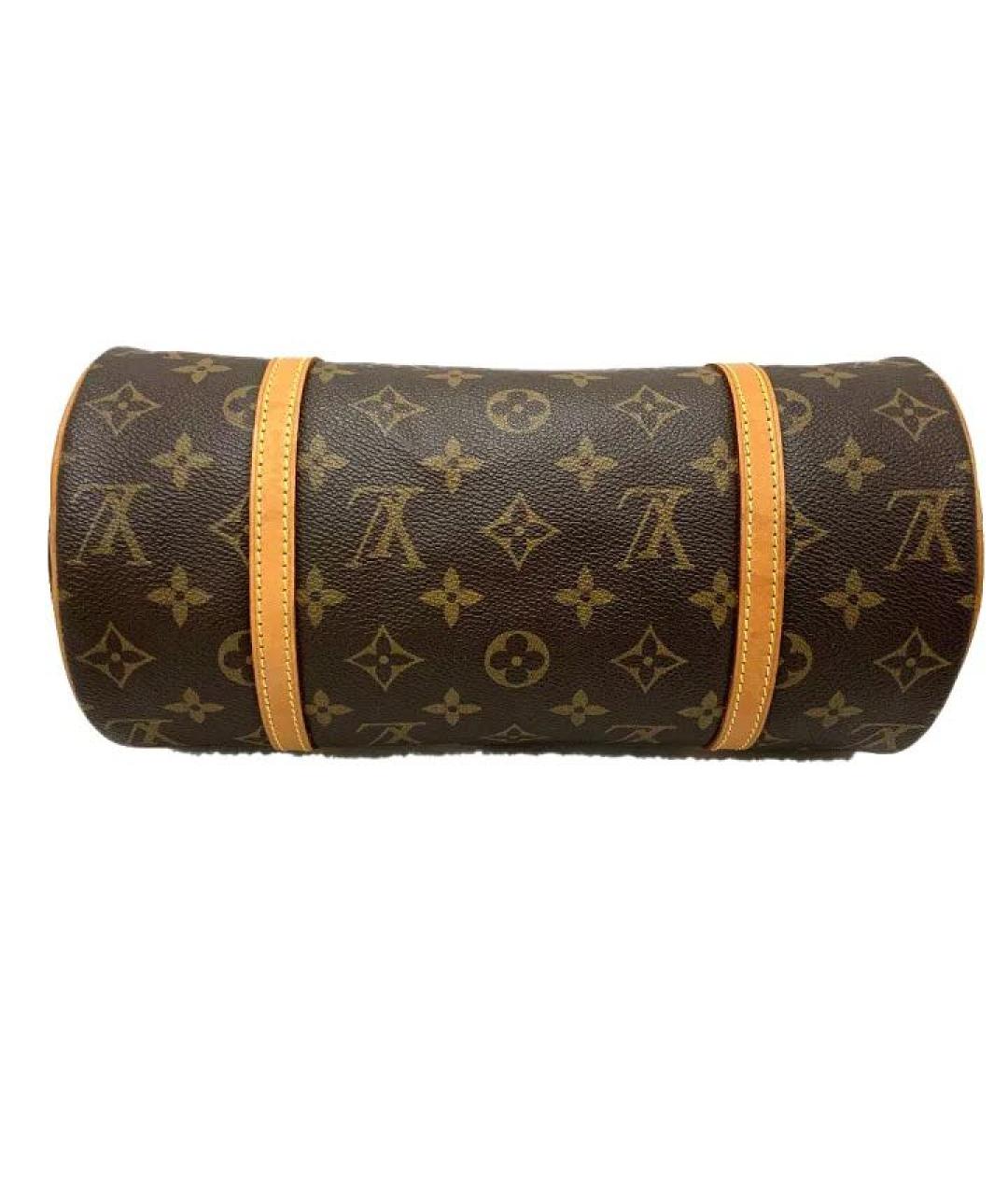 LOUIS VUITTON Коричневая сумка с короткими ручками, фото 4