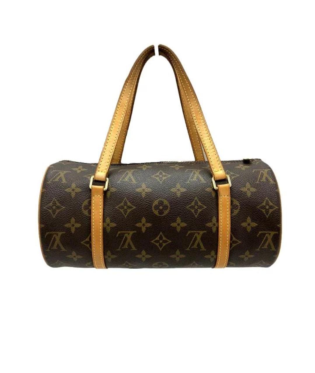 LOUIS VUITTON Коричневая сумка с короткими ручками, фото 2