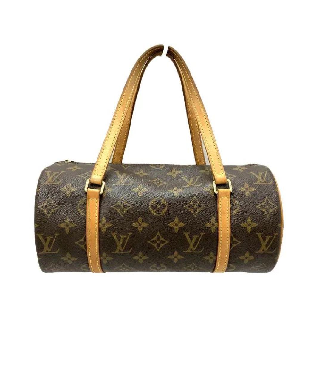 LOUIS VUITTON Коричневая сумка с короткими ручками, фото 9