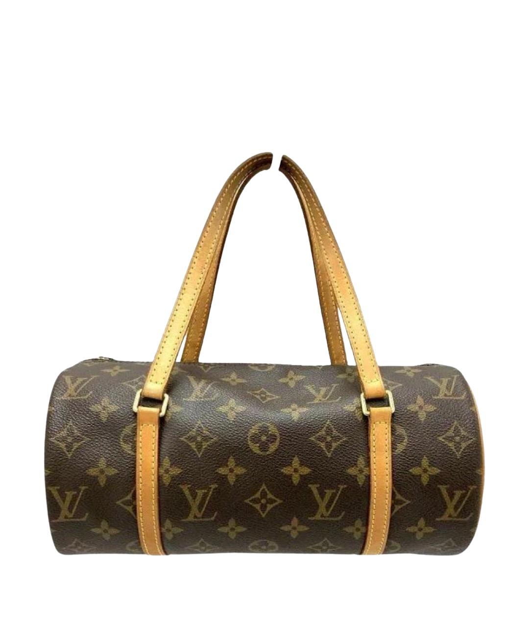 LOUIS VUITTON Коричневая сумка с короткими ручками, фото 1