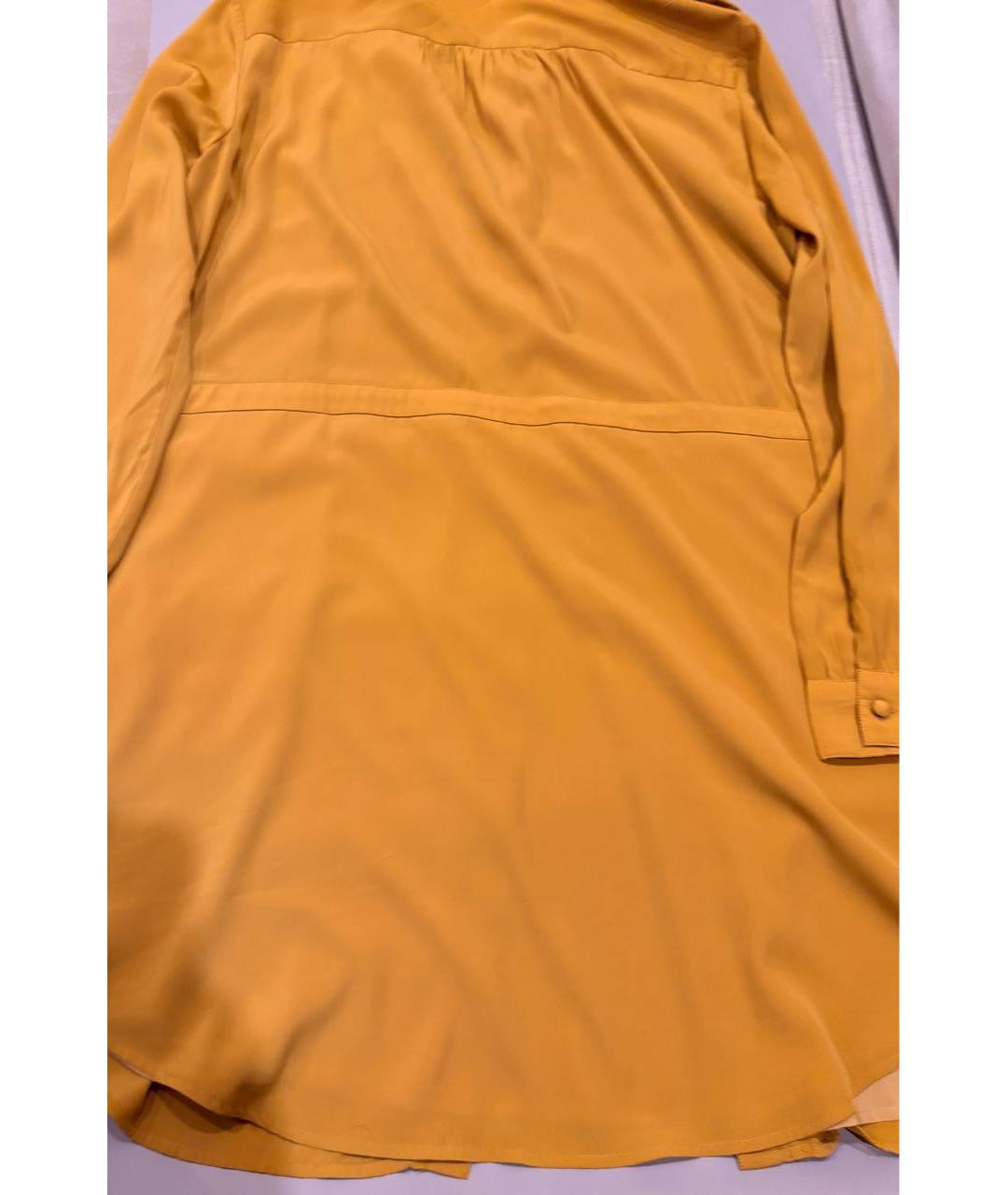 ARMANI EXCHANGE Горчичное полиэстеровое платье, фото 2